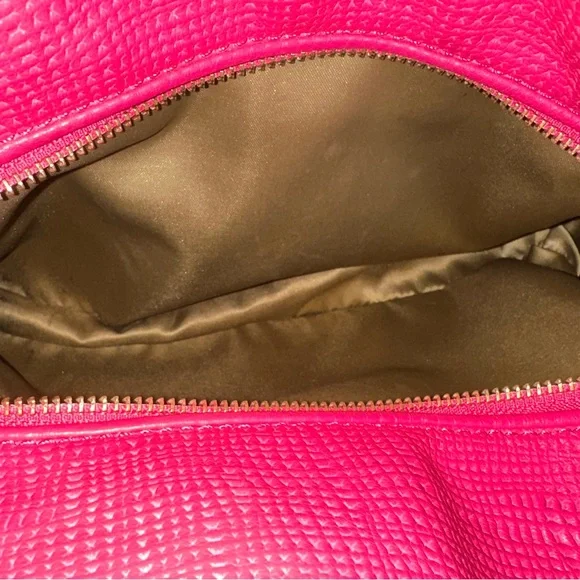 2014 Coach Madison Phoebe Hot Pink Leather 3 Compartment Shoulder Bag & Wallet💖 - Picture 8 of 12